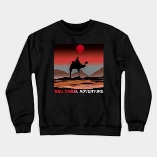 Bali Camel Adventure vintage travel asia Crewneck Sweatshirt